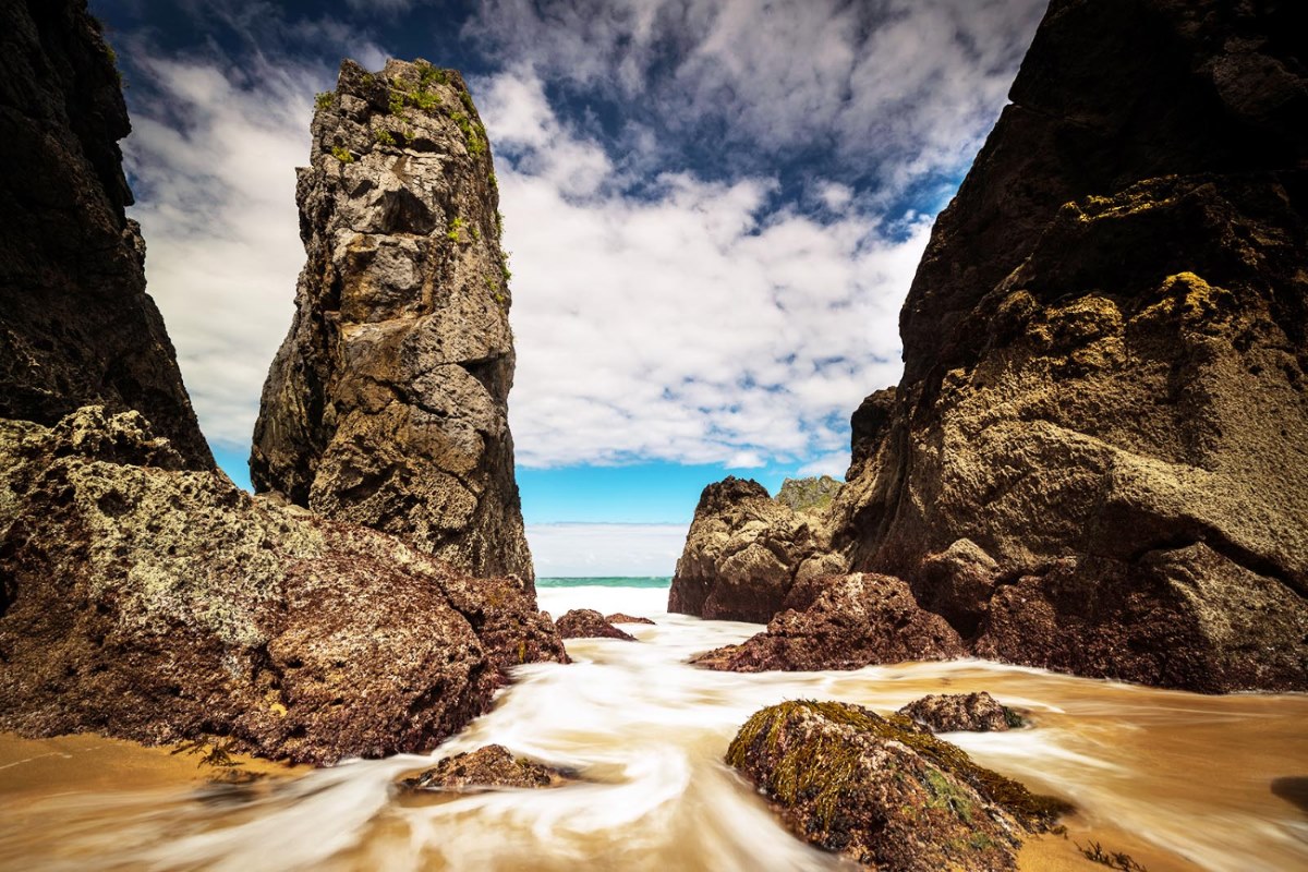 Playa de la Laga en la Reserva de la Biosfera de Urdaibai