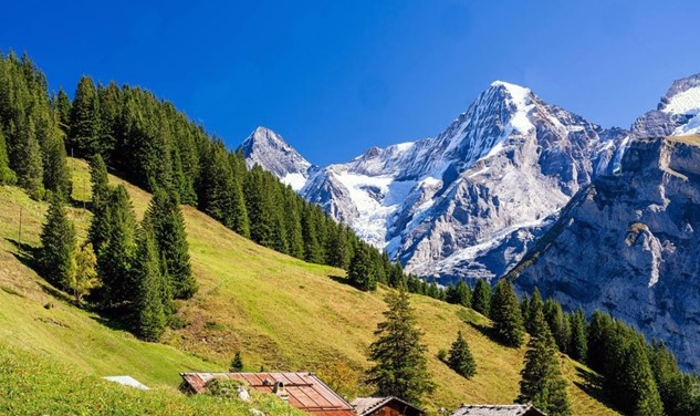 Senderismo en los Alpes suizos. Oberland Bernés