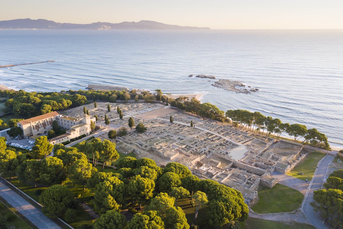 El poblado romano de Empúries.