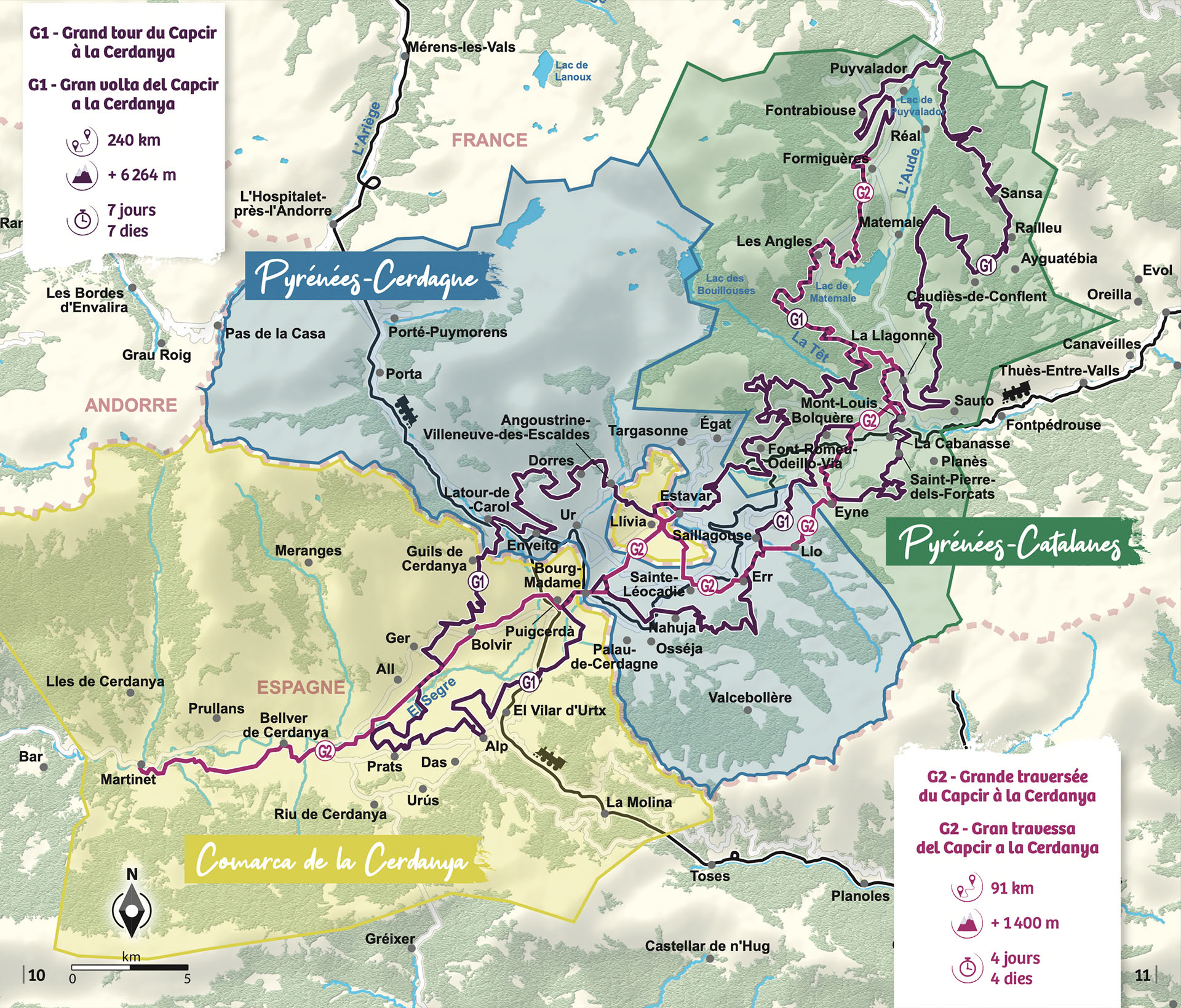 Mapa-rutas-MTB-Cerdanya-Pirineo-catalan-lugaresdeaventura