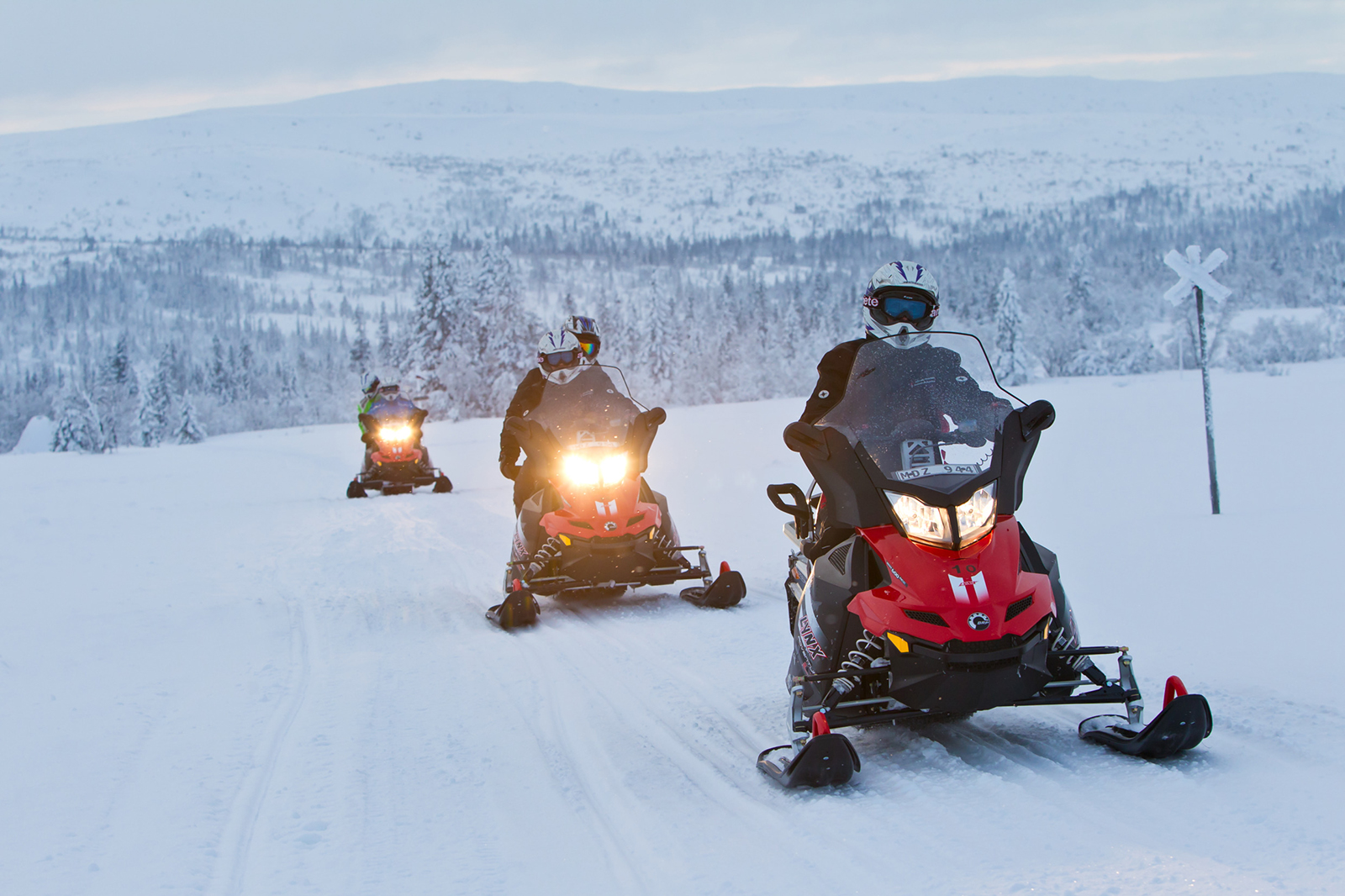 Moto de nieve Laponia