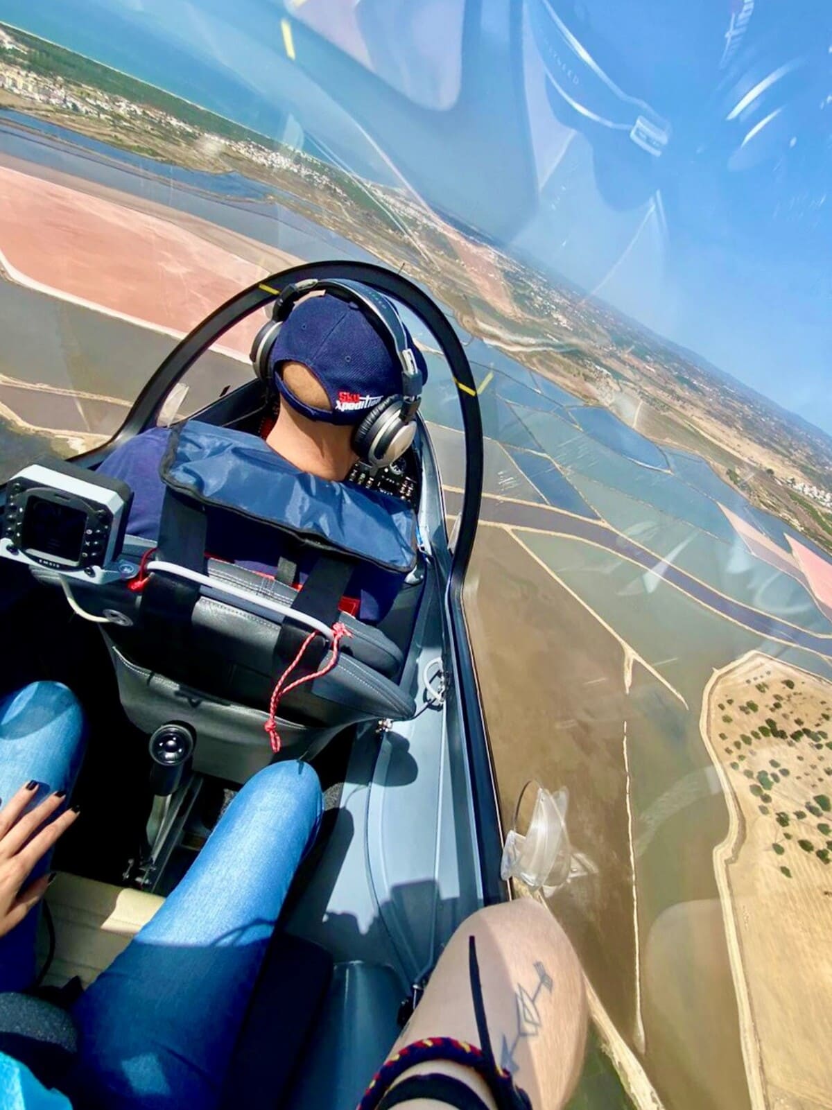 Panorámica aérea desde un girocóptero.