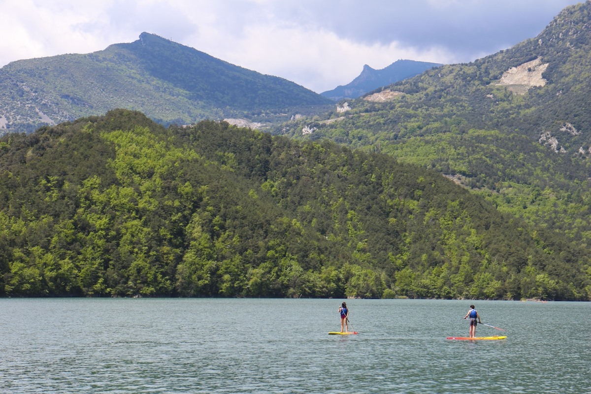 Paddle surf en La Baells.