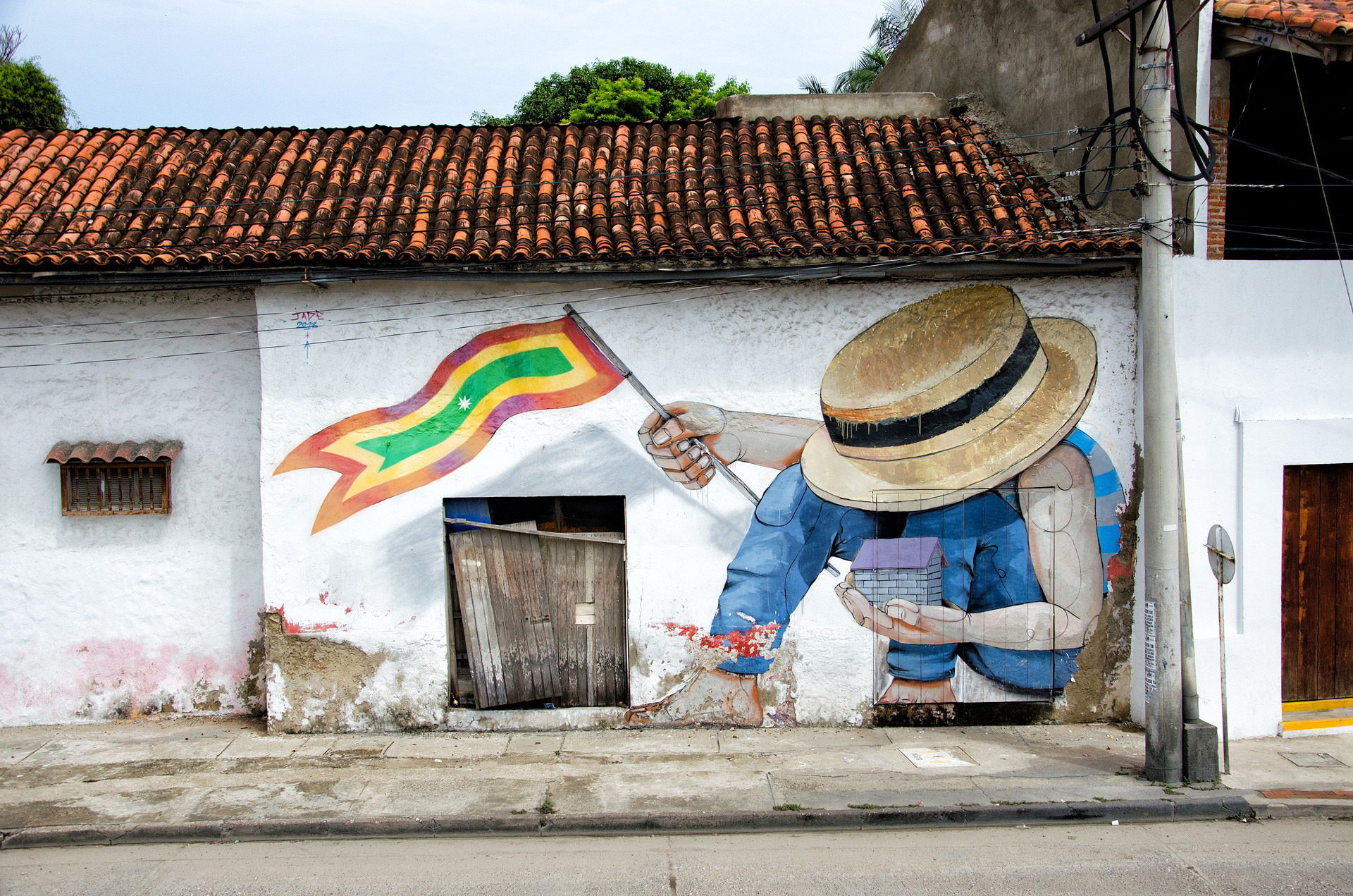 Típico sombrero colombiano