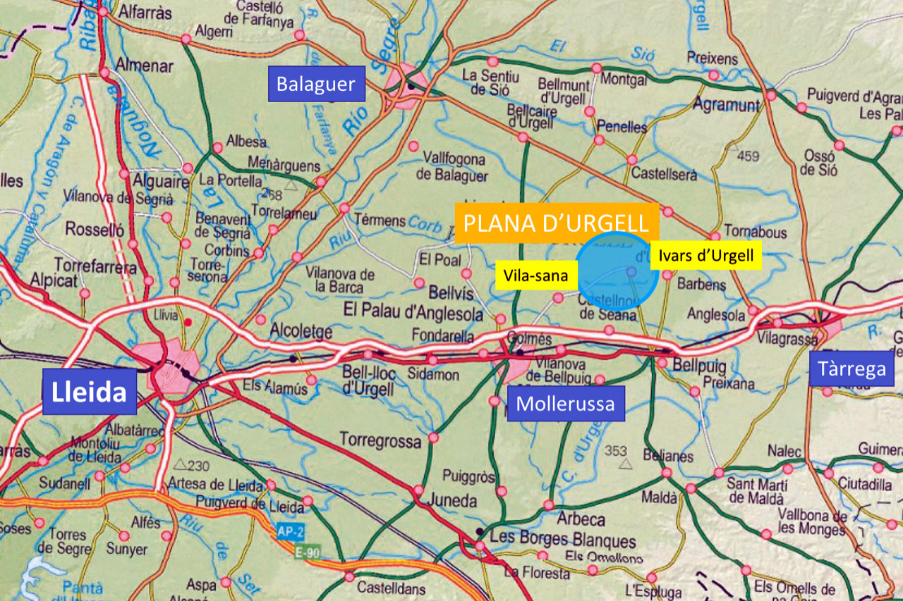 mapa-localización-ivars-vila-sana