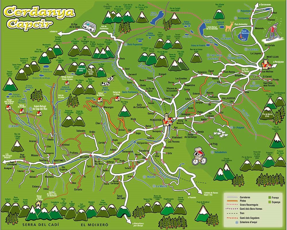 Mapa Cerdanya