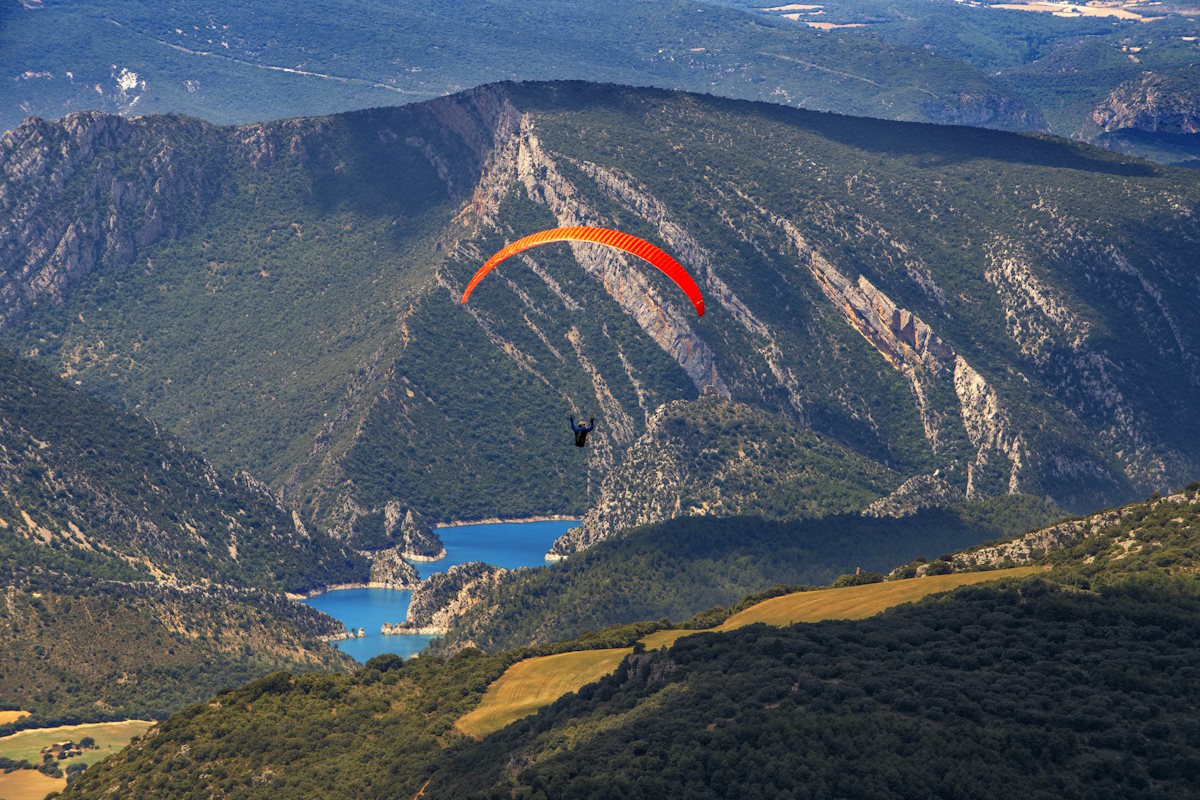 Parapente en Àger