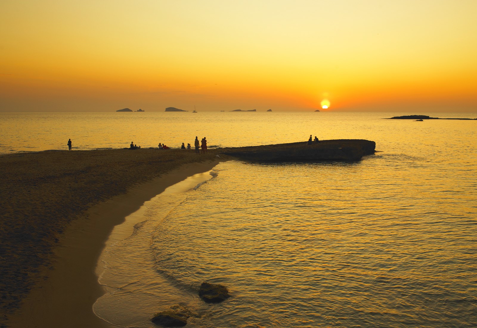 Puesta de sol en Platges de Comte