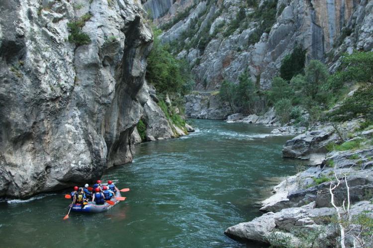 Rafting en el río Noguera Pallaresa