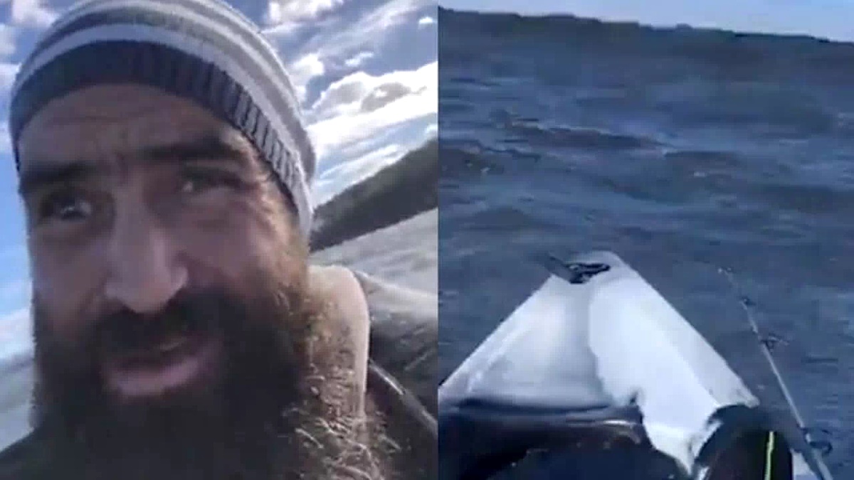 Un kayakista graba sus últimos minutos antes de morir tras perderse en el mar