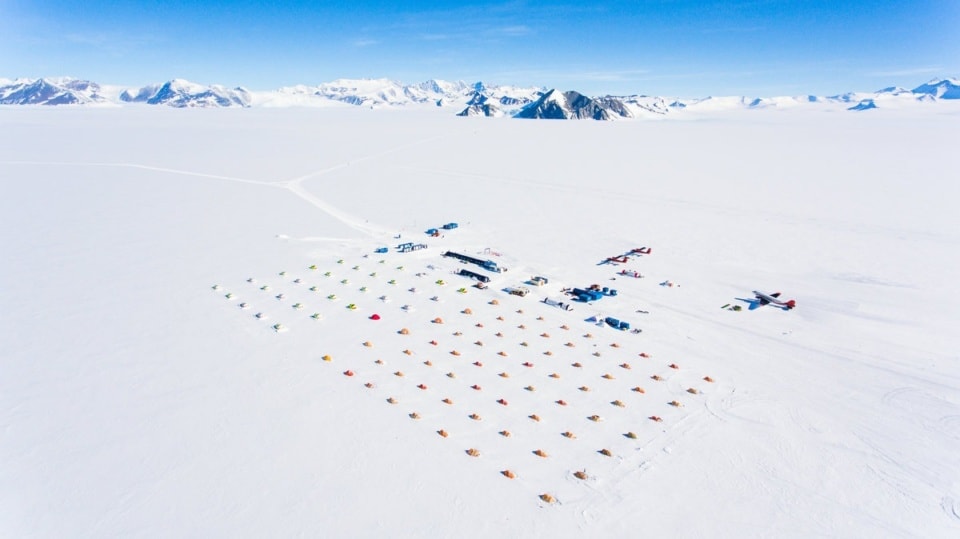 El camping más frío y remoto del mundo está en la Antártida