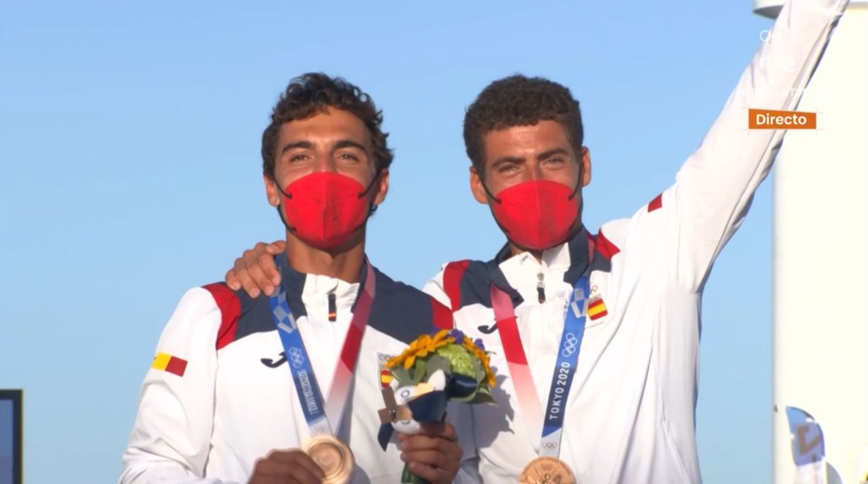 Xammar y Rodríguez conquistan el bronce olímpico en 470 de vela
