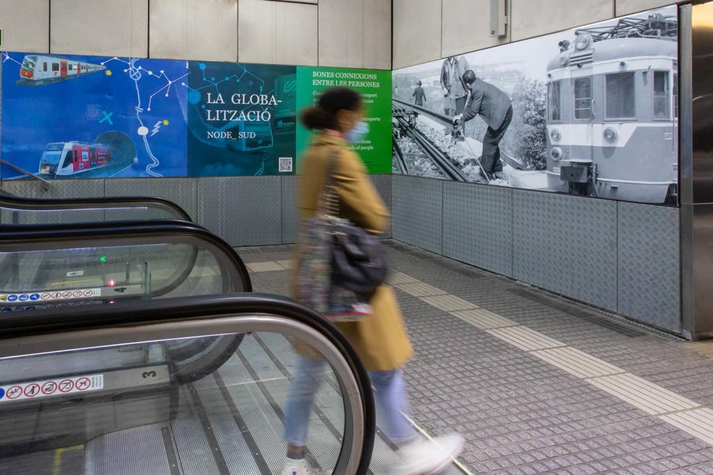Ferrocarrils instala 13 intervenciones artísticas en sus estaciones para conmemorar el Año Europeo del Ferrocarril