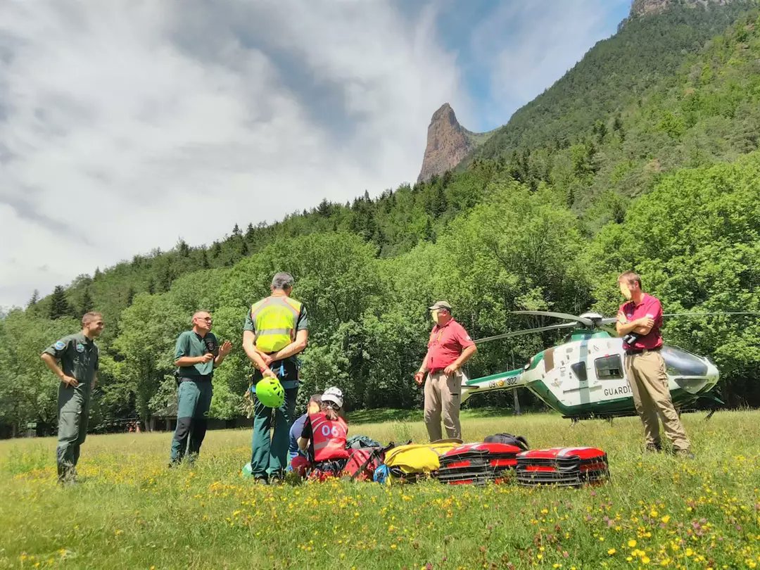 Fin de semana de rescates en el Pirineo aragonés