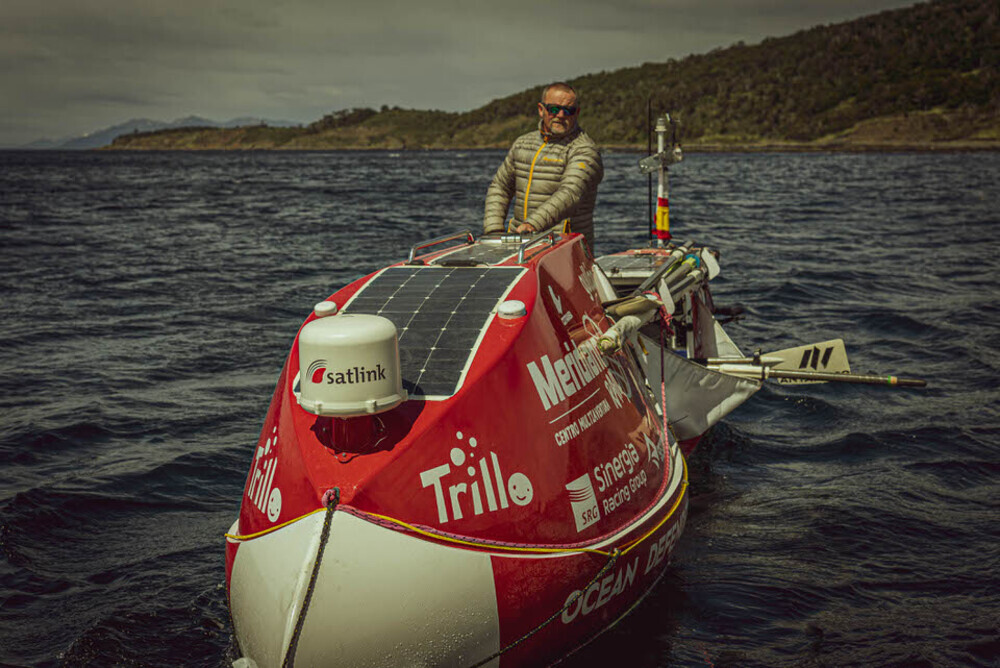 Elreto de atravesar el Océano Antártico en solitario, a remo, a vela y en esquís