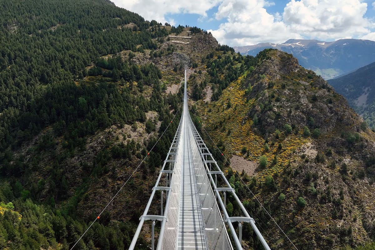 El puente tibetano de Canillo abrirá sus puertas el próximo 28 de marzo