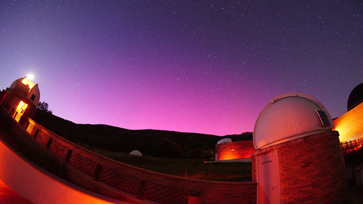 El Parc Astronòmic del Montsec maravillado por una Aurora Boreal de proporciones históricas