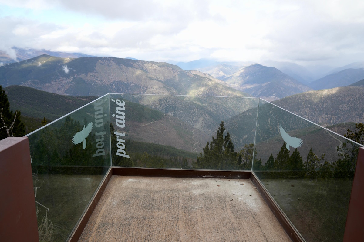 Inauguran un mirador panorámico único en Port Ainé con vistas de 180 grados al Pirineo