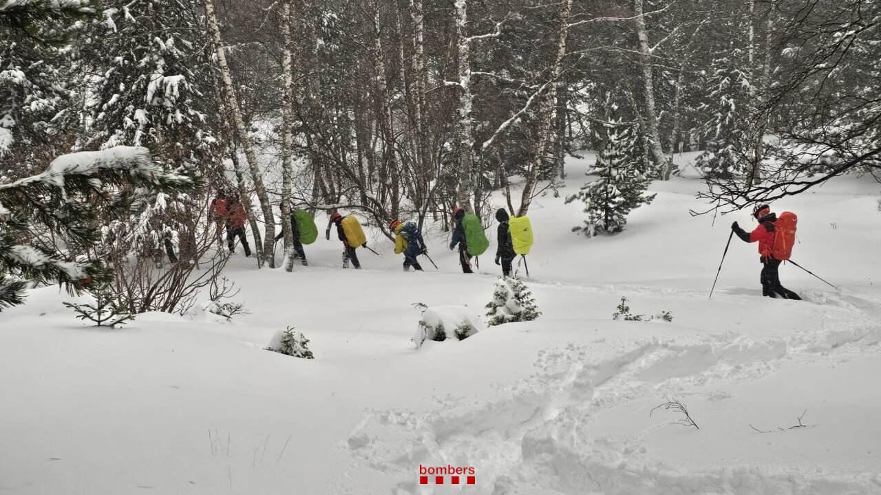 Rescatados seis jóvenes tras 48 horas desaparecidos en el Pirineo catalán