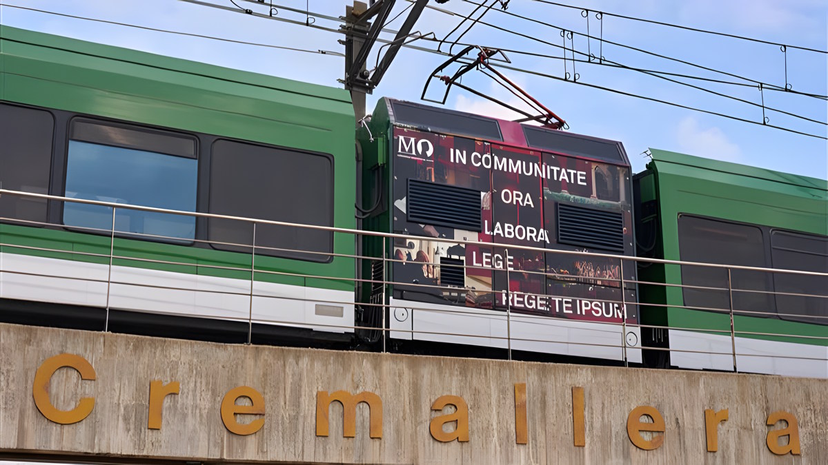 Ferrocarrils vinila el Cremallera de Montserrat con motivo del Milenario