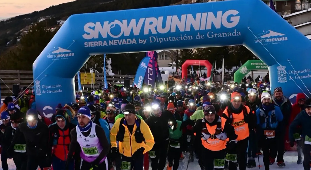 Silvia Lara y Diego Díaz, imbatibles en el Snowrunning Sierra Nevada