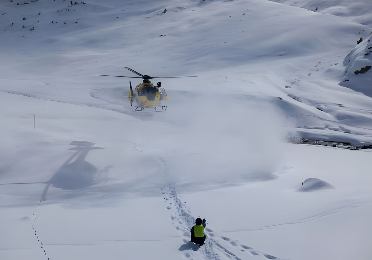 Rescatados dos excursionistas perdidos con raquetas de nieve en las montañas de Queralbs