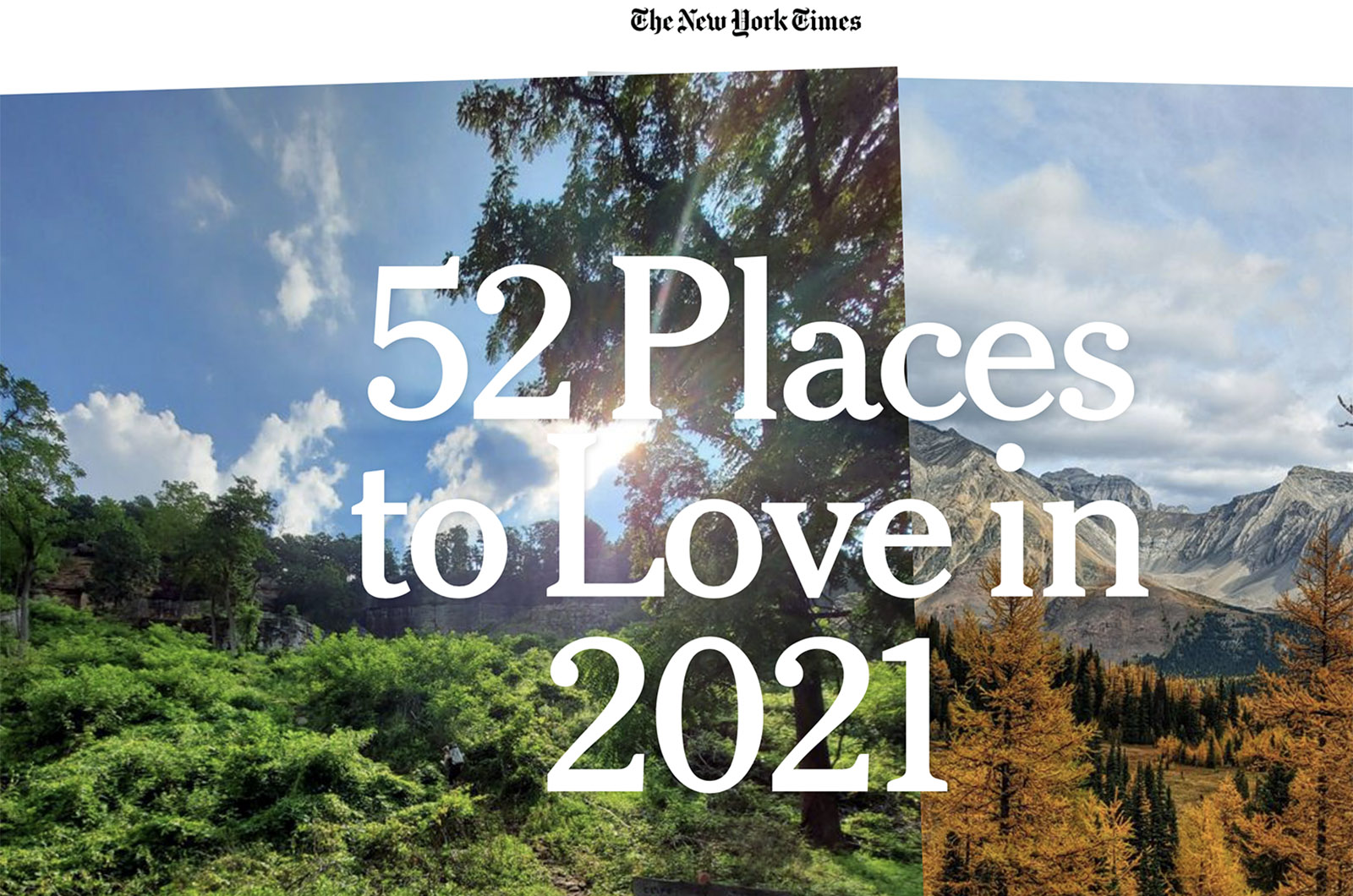 ¿Cuáles son los 52 destinos del mundo que el New York Times