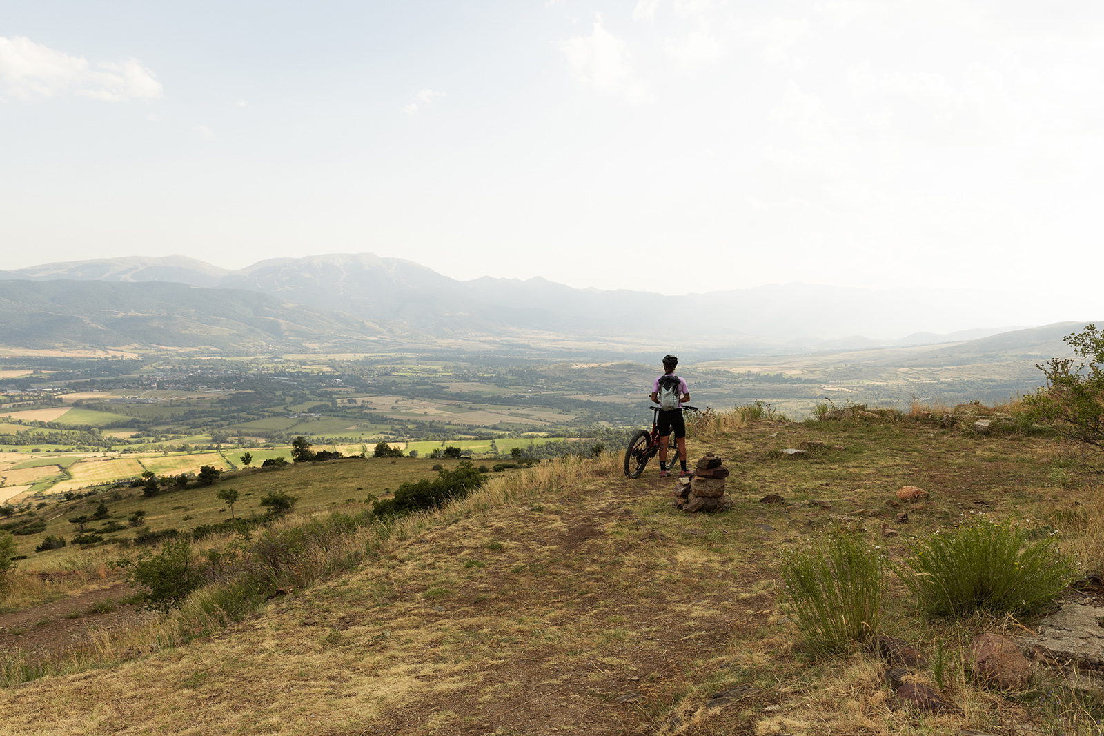 Gemma Rodríguez Petit en los baños de Llo. Fotografía Lugares de Aventura. Autora: Júlia Miralles