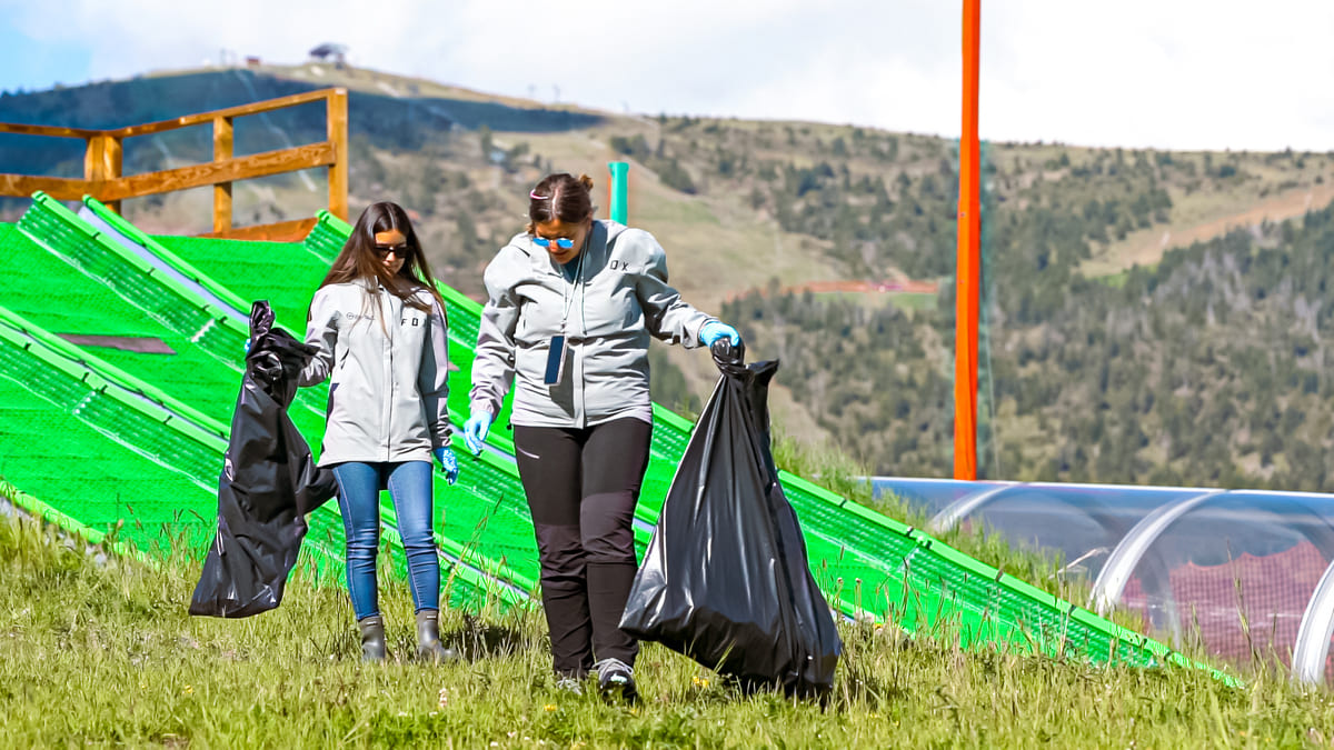 Recogida residuos Grandvalira Resorts