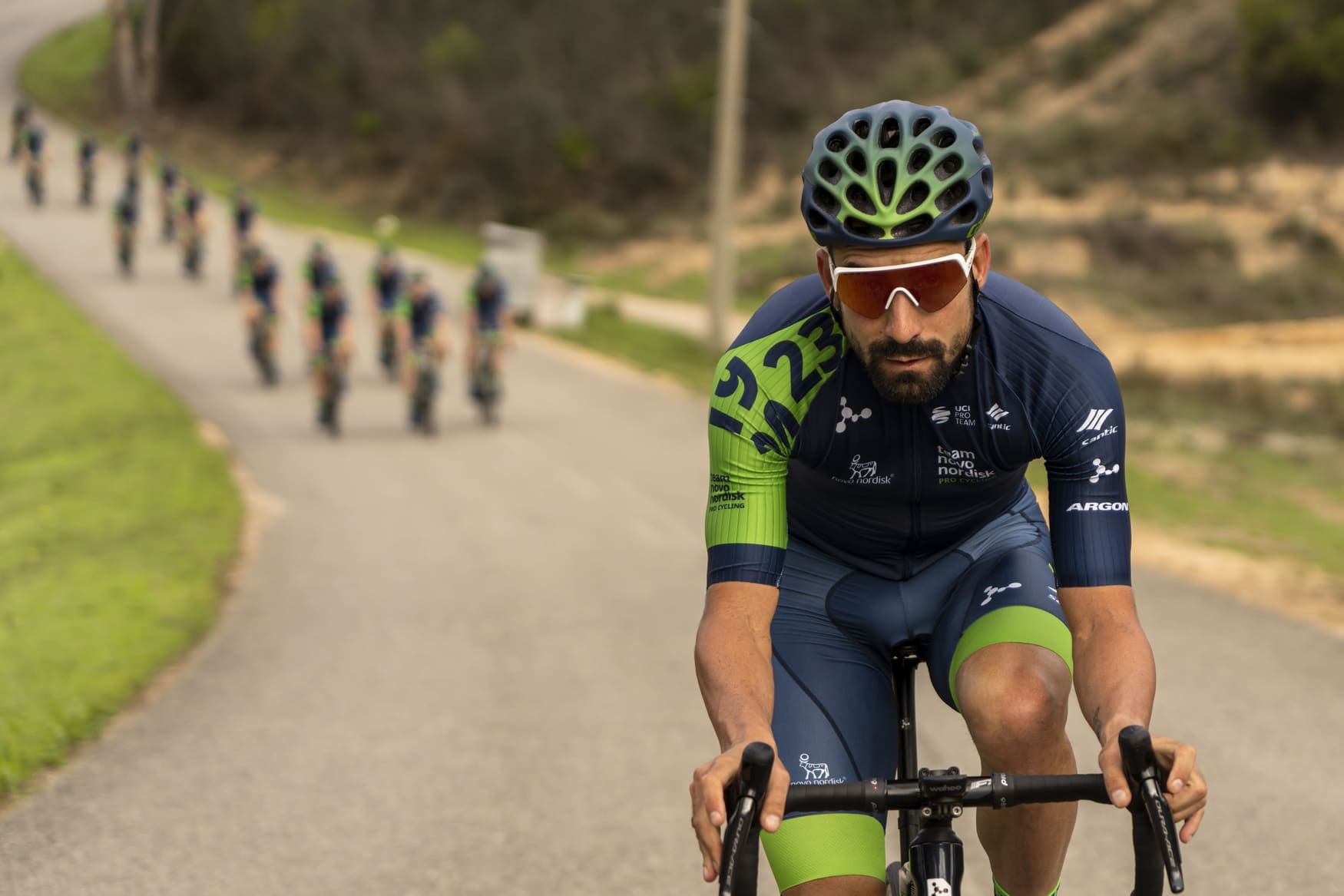 David Lozano, lleva compitiendo para el Team Novo Nordisk desde 2011