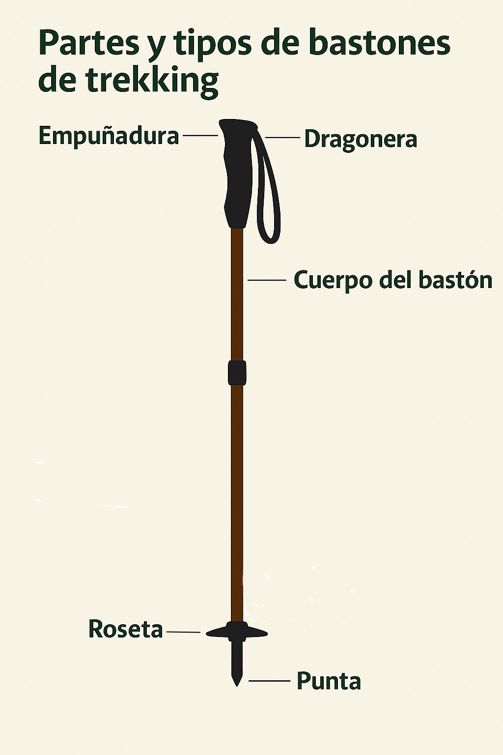 baston de trekking