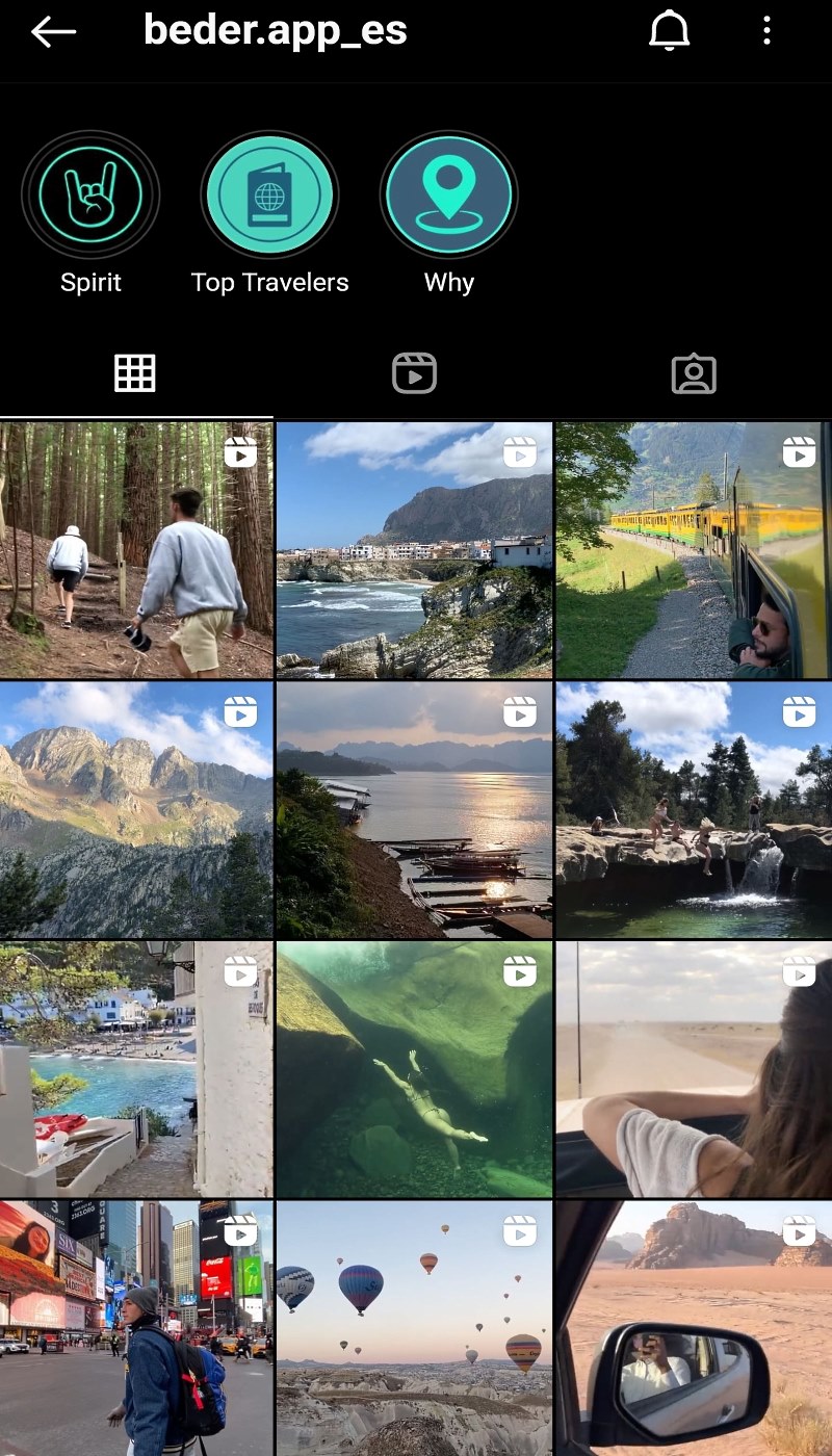 beder, instagram