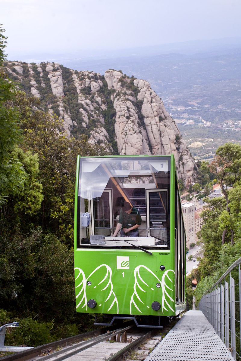 Funicular de Sant Joan, a Montserrat