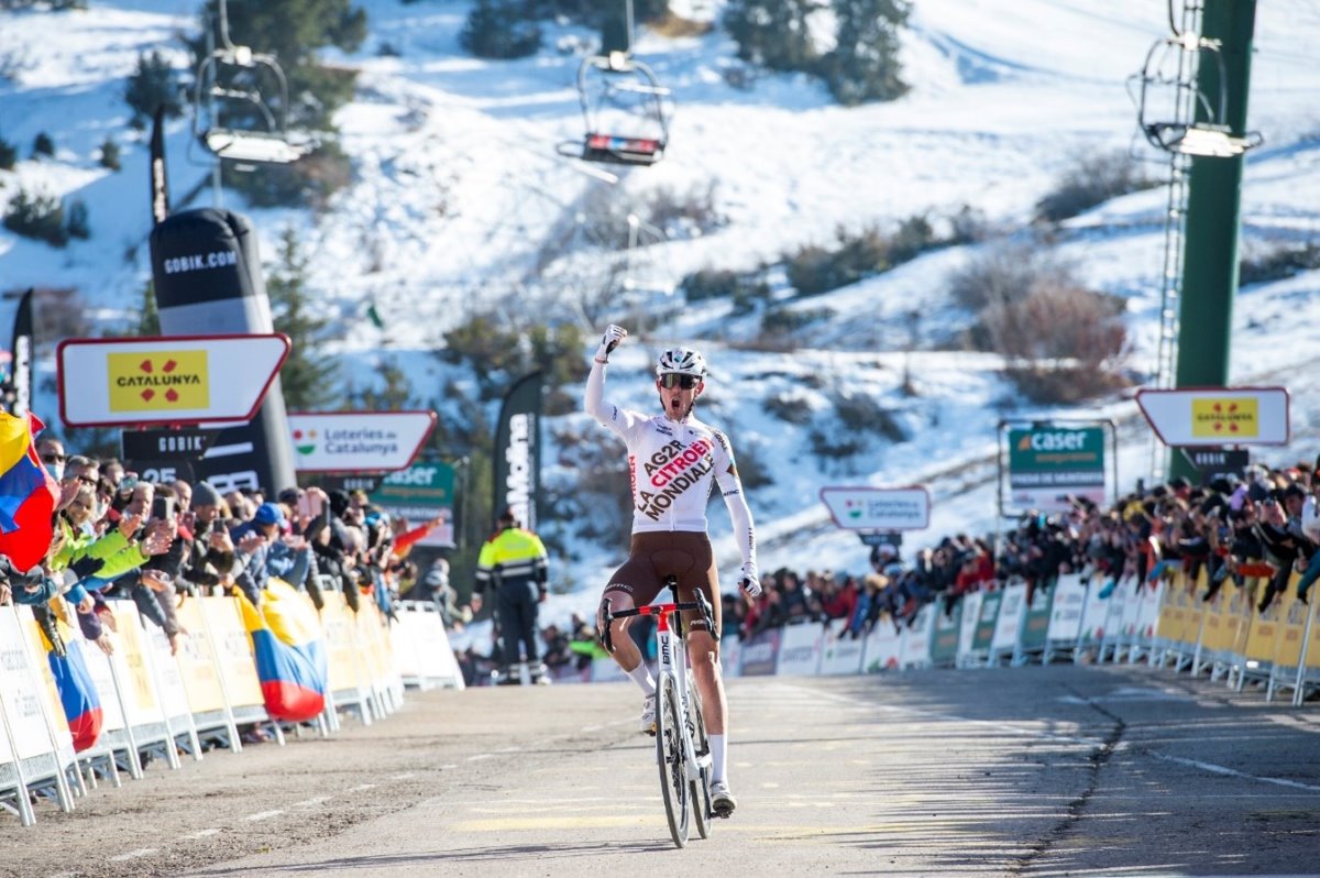 El australiano Ben O'Connor (AG2R Citroën Team), último vencedor en La Molina en 2022.