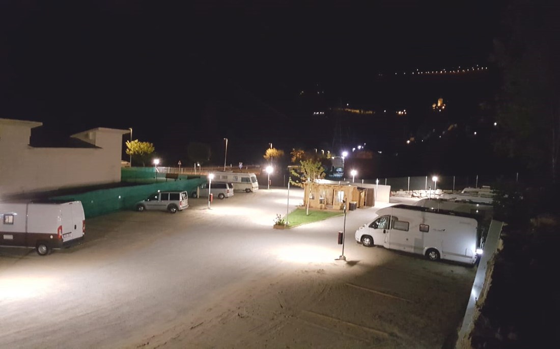 Aparcamiento de caravanas y autocaravanas de Vielha