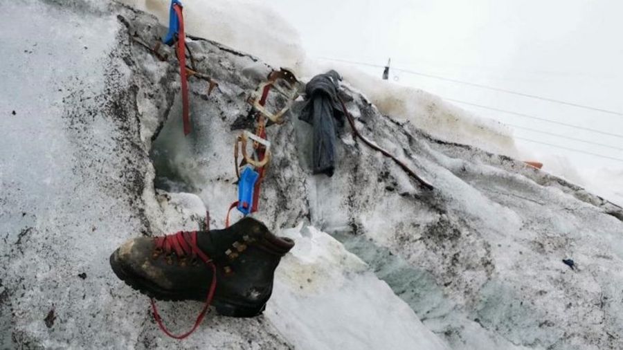 restos glaciar