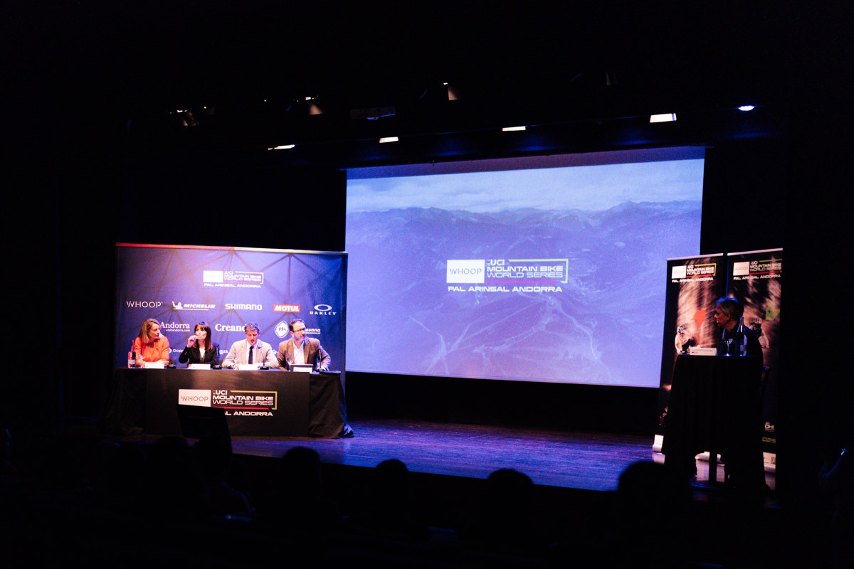 presentación Copa del Mundo BTT Andorra Pal Arinsal