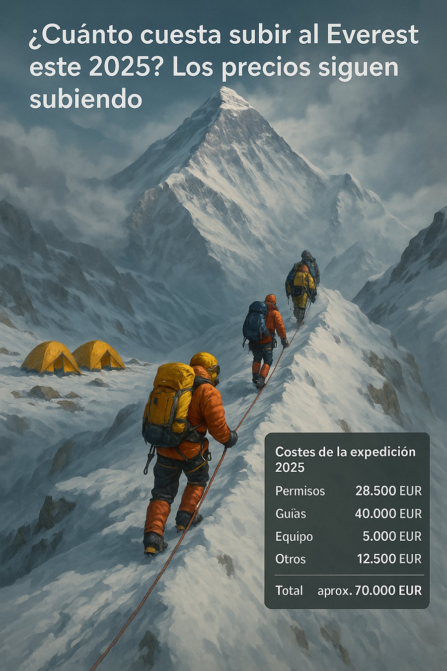 Tasas subir everest