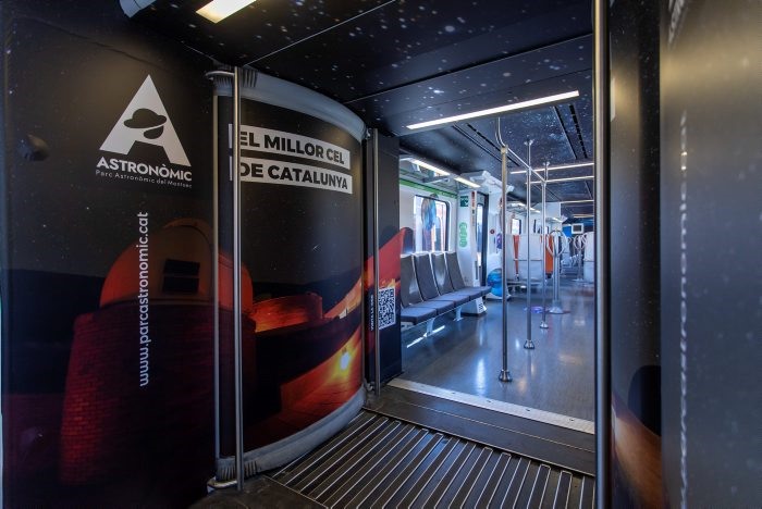 Imagen del vinilado del Parque Astronómico del Montsec.