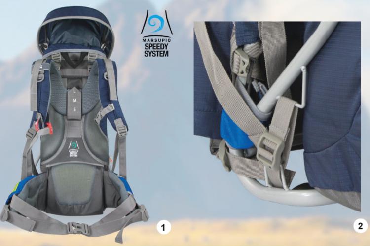 Marsupio presenta su mochila outdoor Carry Baby para transportar bebés