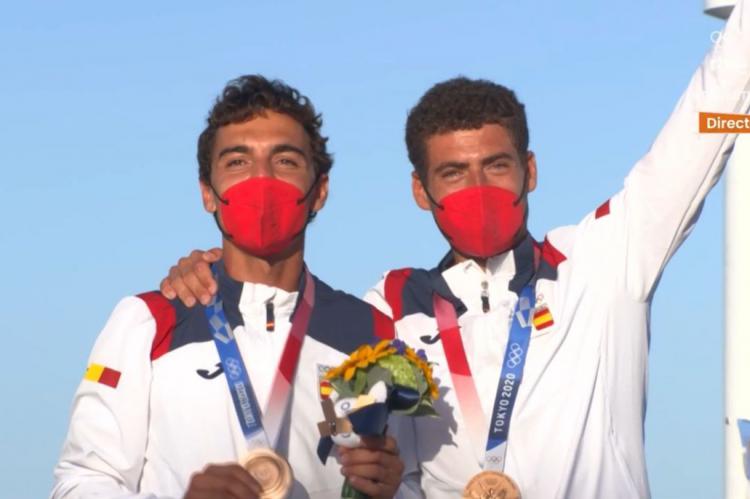 Xammar y Rodríguez conquistan el bronce olímpico en 470 de vela