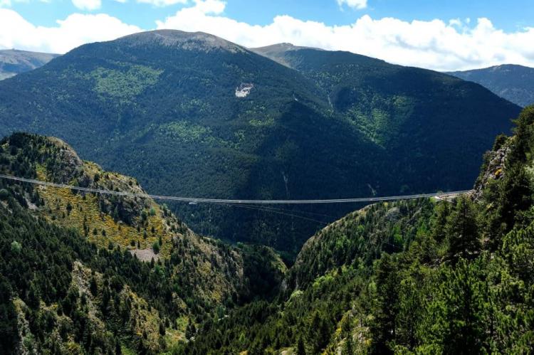 Andorra estrena el Puente Tibetano de Canillo, el segundo más largo del planeta