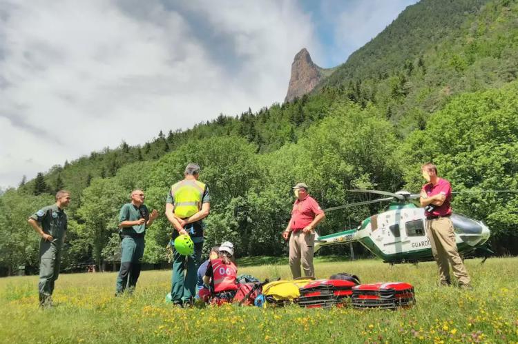 Fin de semana de rescates en el Pirineo aragonés