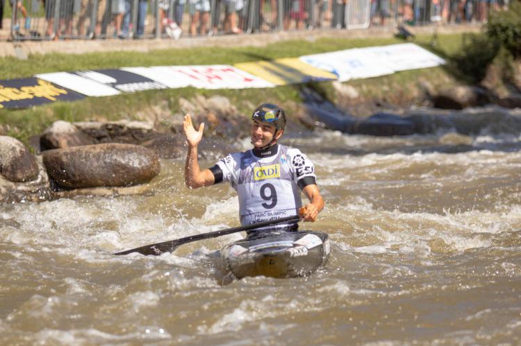 Plata para Miquel Travé en la Copa del Mundo Canoe Slalom 2022 en el Prac del Segre