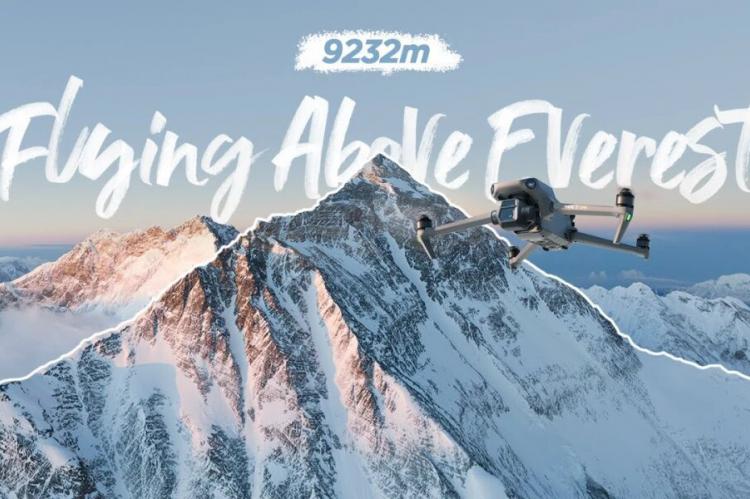 Primer vídeo del Everest a vista de dron