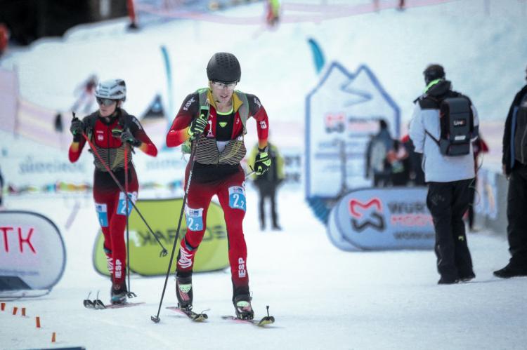 Oro para Oriol Cardona y Ana Alonso en el relevo mixto de la Copa del Mundo en Val Martello