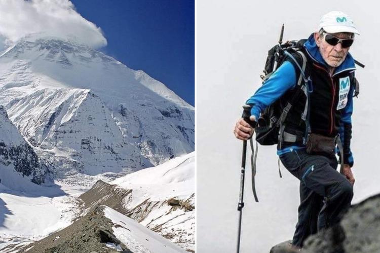 A los 84 años intentará escalar el séptimo pico más alto del mundo, tras trece intentos fallidos