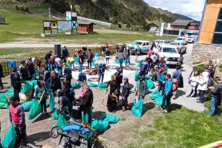 Recogidos 1.448 kilos de residuos en las estaciones de Grandvalira Resorts