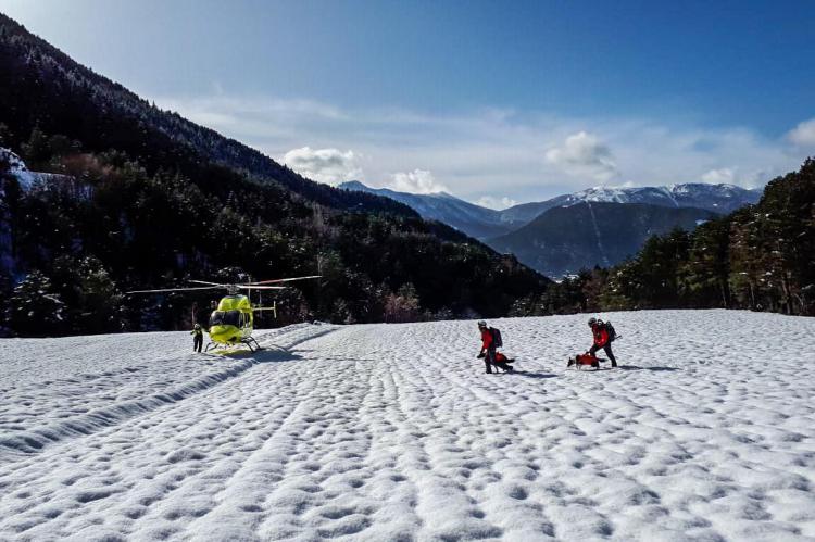 Andorra se pone dura: hasta 6.000 euros por un rescate en helicóptero por imprudencia