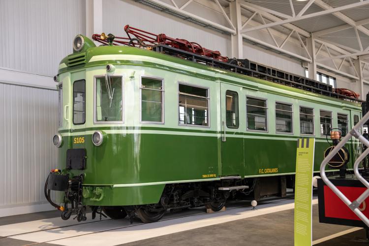 Ferrocarrils restaura un vehículo icónico del 'carrilet' y lo incorpora al Espacio Vía Métrica de Martorell
